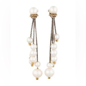 David Yurman Pearl Earrings